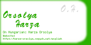 orsolya harza business card